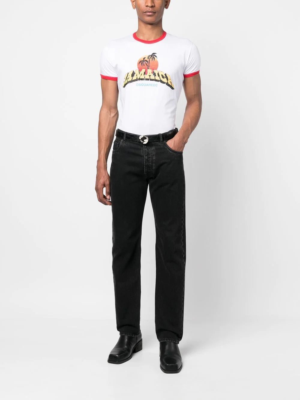 Dsquared2 Jamaica logo-print T-shirt - Image 2