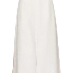 Prada  high-waisted twill midi skirt
