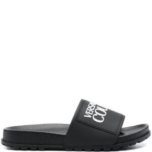 Versace Jeans Couture logo-print slides