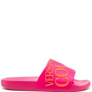 Versace Jeans Couture logo-print slides