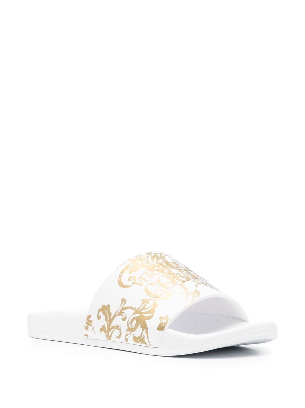 Versace Jeans Couture Barocco' print slides - Image 2