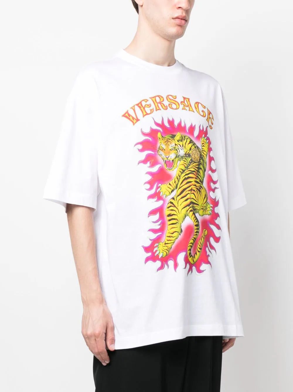Versace Roar-print cotton T-shirt - Image 2