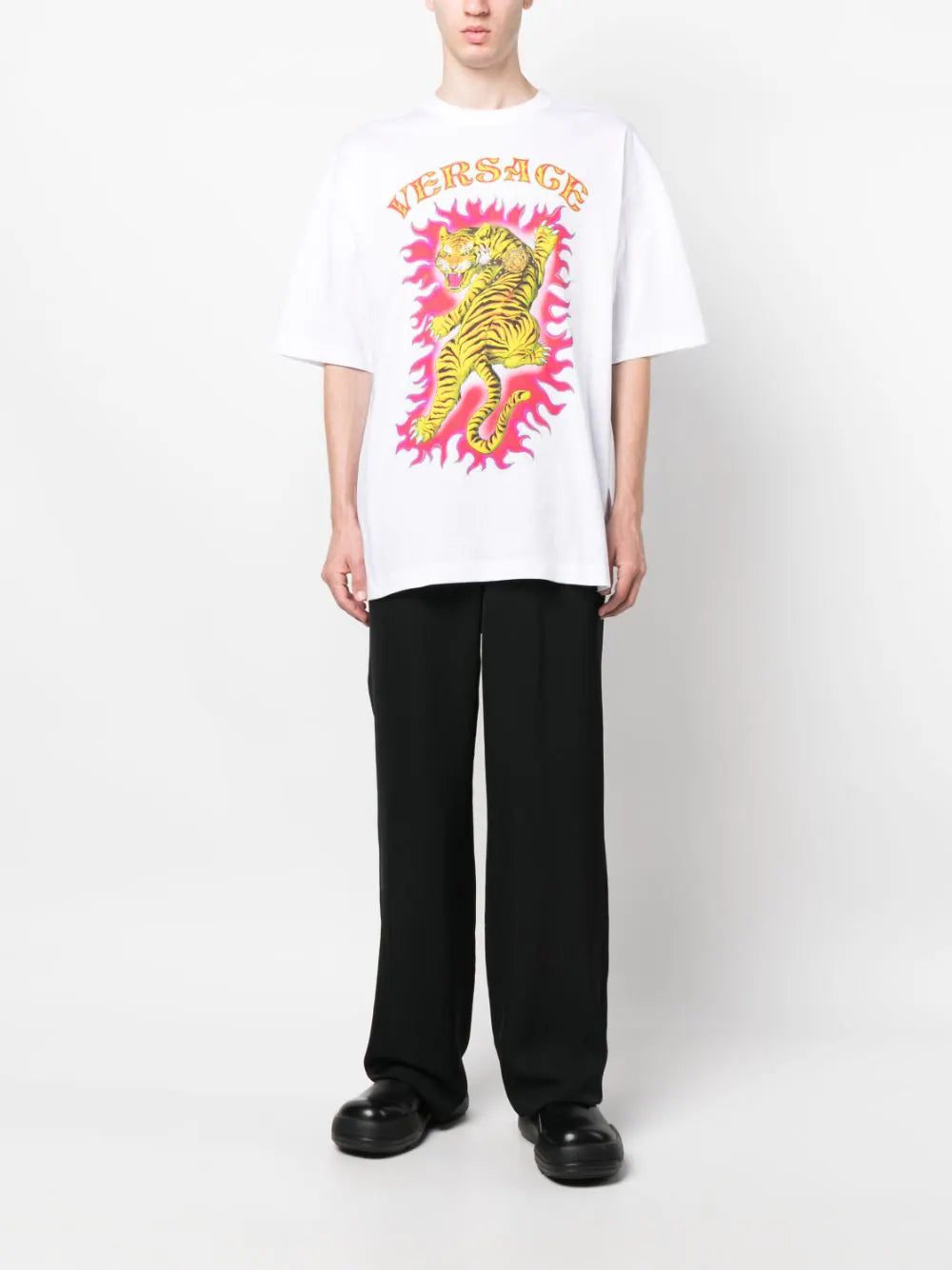 Versace Roar-print cotton T-shirt