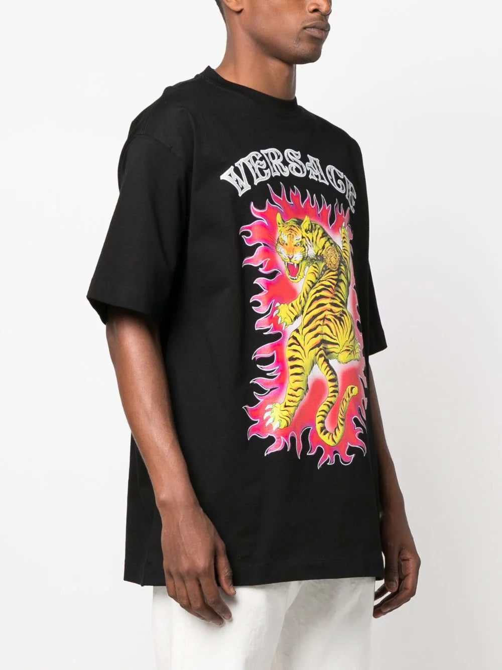 Versace Roar-print cotton T-shirt - Image 2