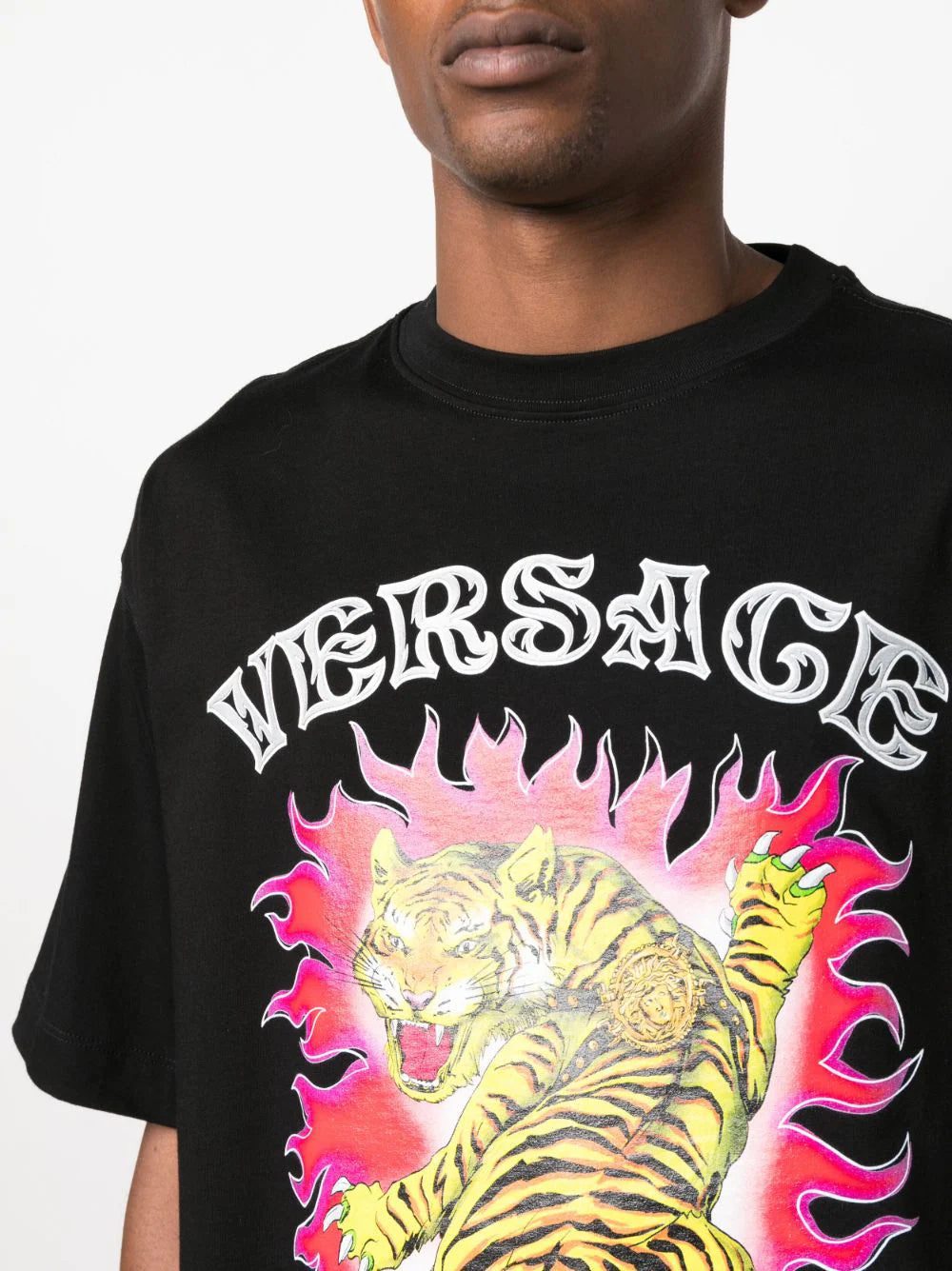 Versace Roar-print cotton T-shirt - Image 4