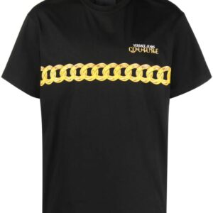 Versace Jeans Couture  chain-link print cotton T-shirt