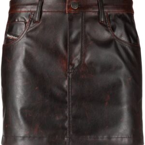Diesel O-Kin faux-leather miniskirt