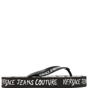 Versace Jeans Couture logo-print flip flops