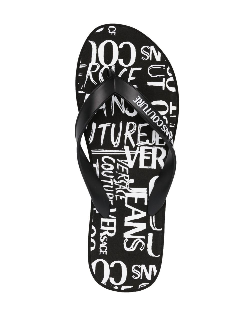 Versace Jeans Couture logo-print flip flops - Image 4