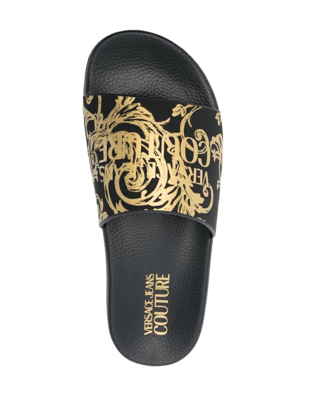 Versace Jeans Couture Barocco' print slides - Image 4