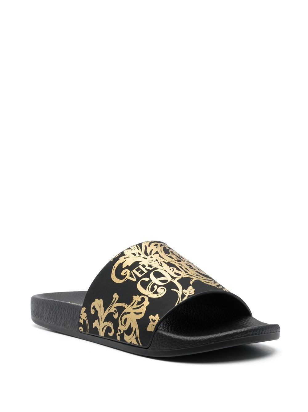 Versace Jeans Couture Barocco' print slides - Image 2