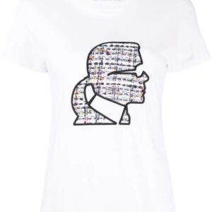 Karl Lagerfeld  cotton logo-print T-shirt