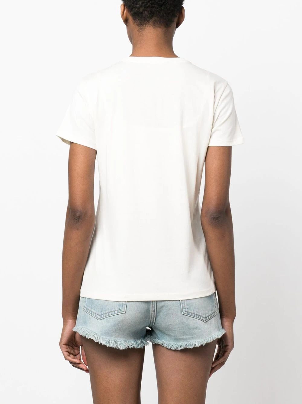 Karl Lagerfeld embroidered-logo short-sleeve T-shirt - Image 4