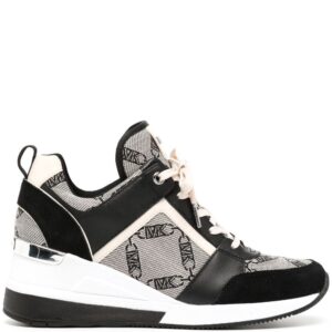 Michael Kors Georgie jacquard wedge sneakers