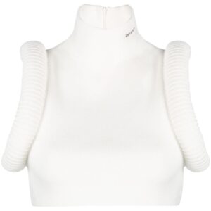 Off-White tubular crop top