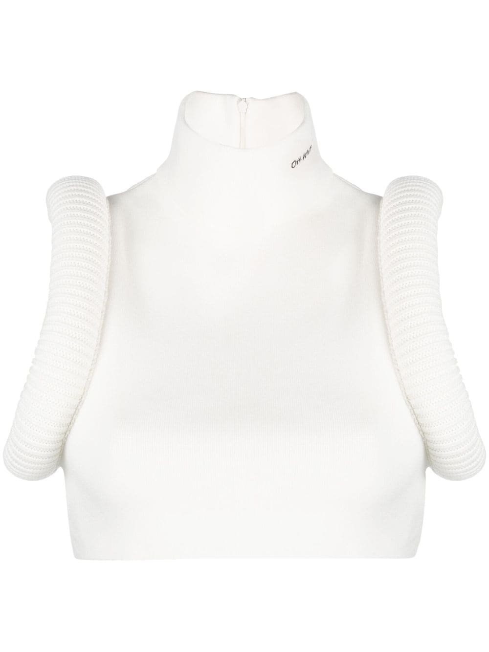 Off-White tubular crop top