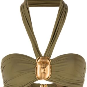 Balmain halterneck bustier top