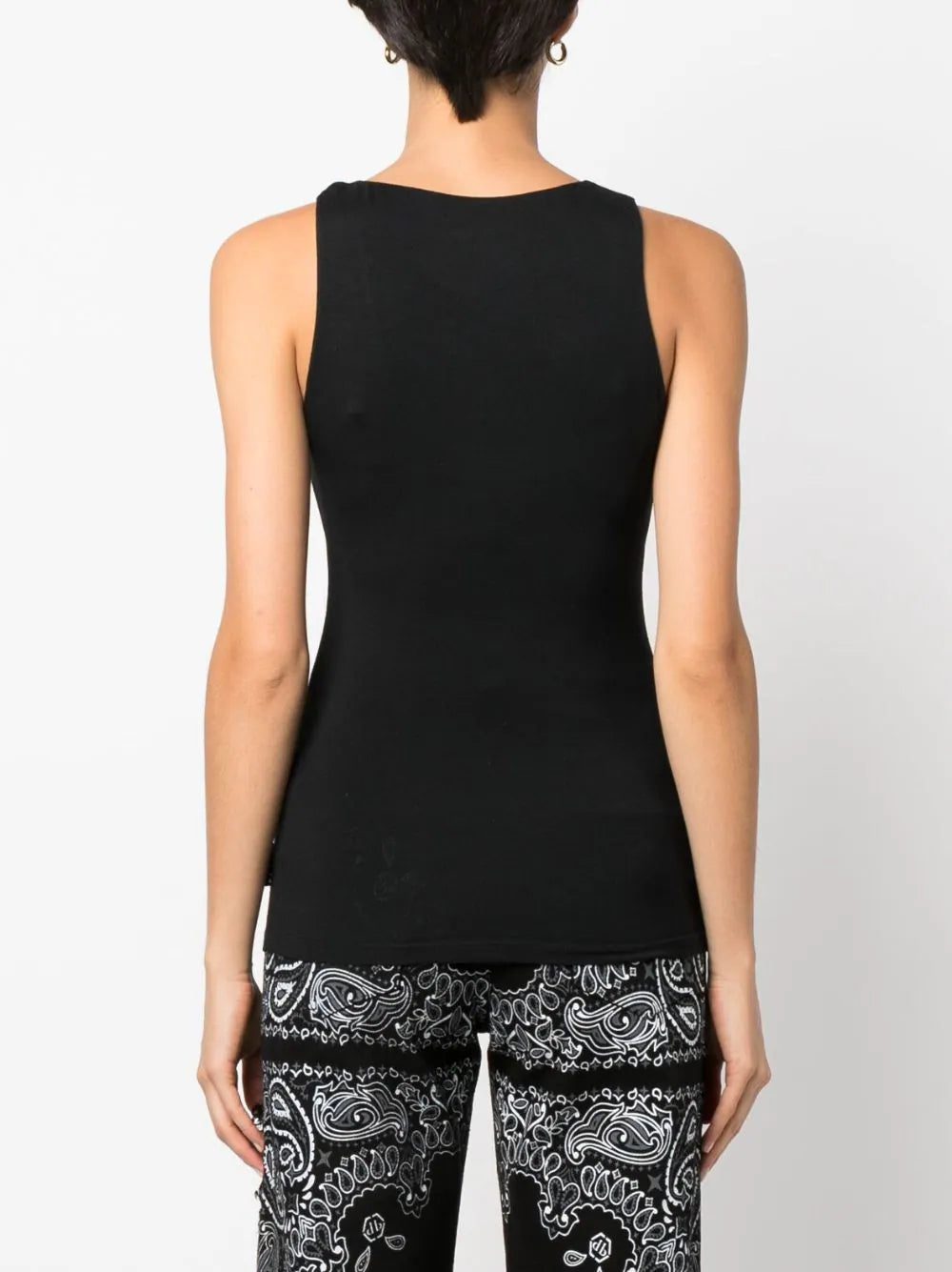 Philipp Plein logo-patch tank top - Image 4