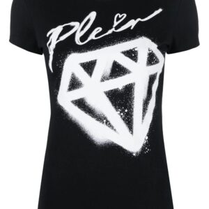 Philipp Plein  graffiti logo-print T-shirt