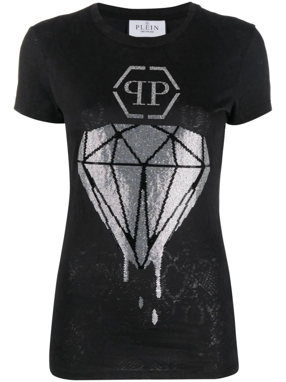 Philipp Plein diamond rhinestone-embellished T-shirt