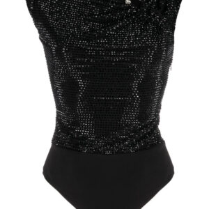 Philipp Plein  crystal-embellished bodysuit