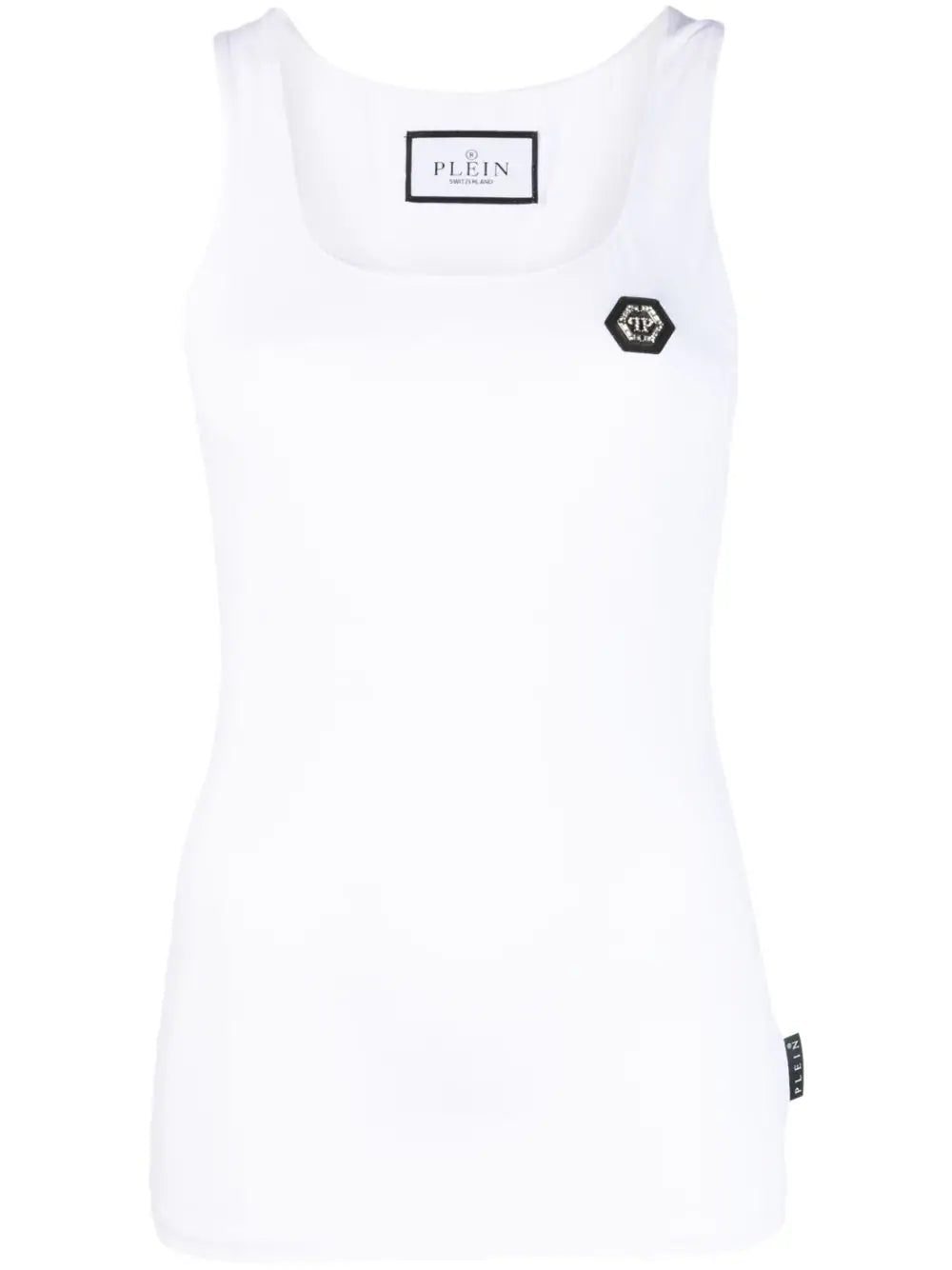 Philipp Plein logo-patch tank top
