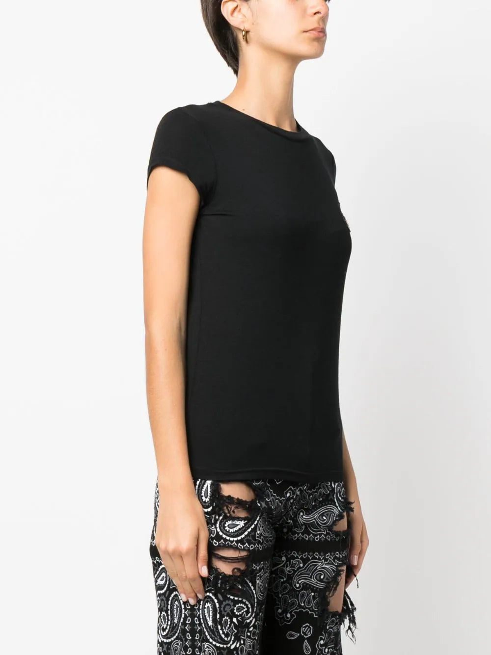 Philipp Plein logo-patch T-shirt - Image 3