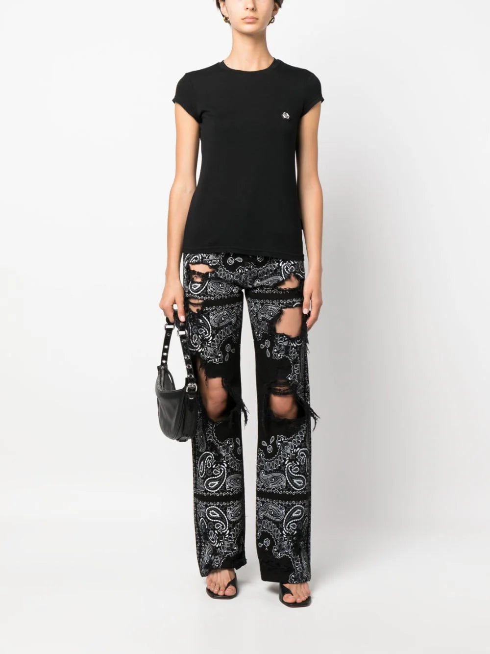 Philipp Plein logo-patch T-shirt - Image 2