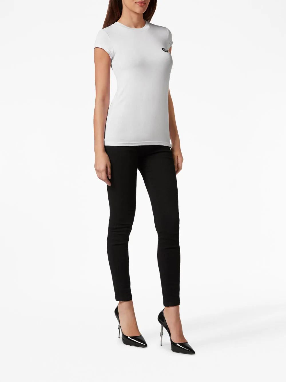 Philipp Plein logo-patch cotton T-shirt - Image 2