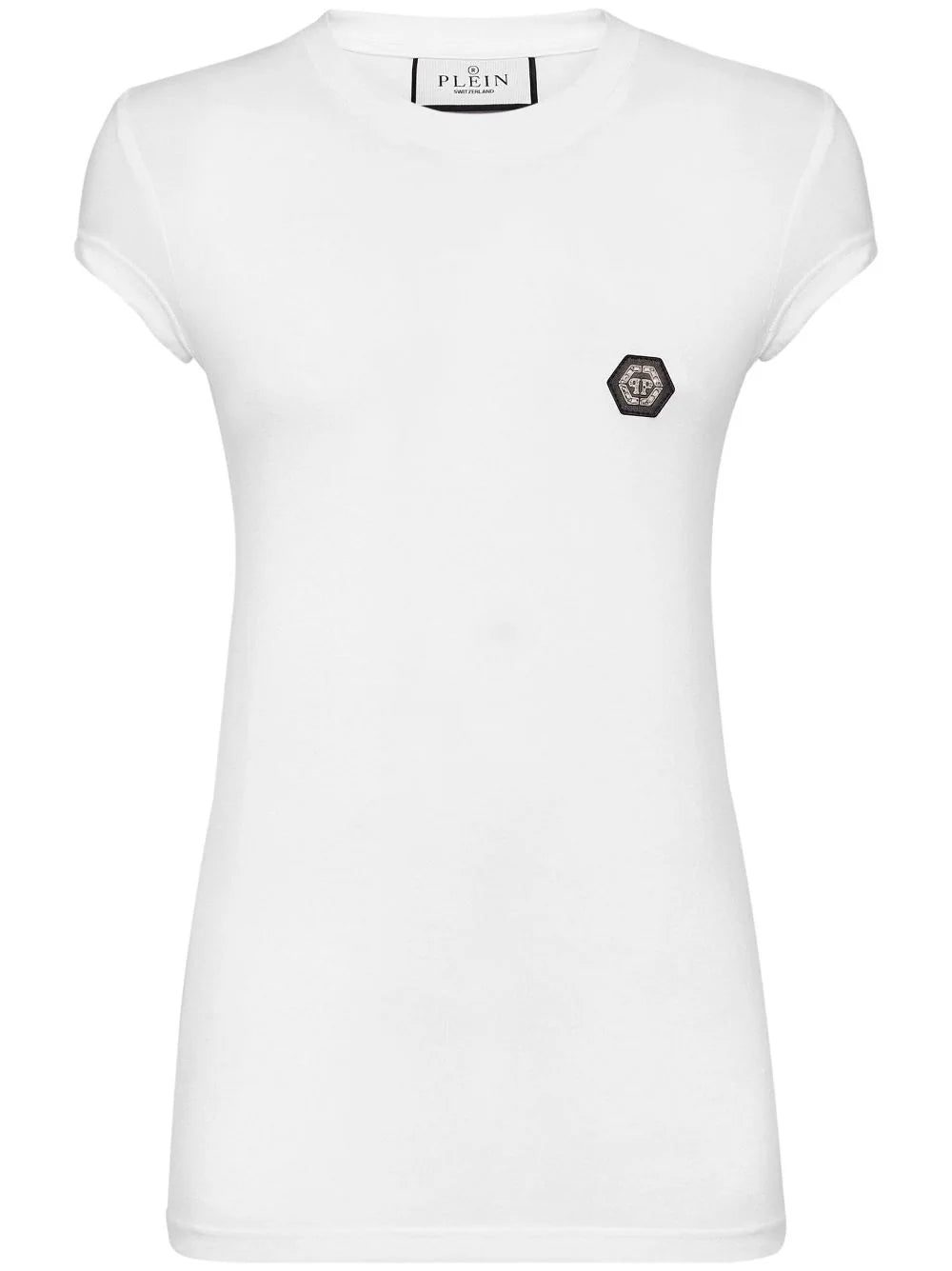 Philipp Plein logo-patch cotton T-shirt