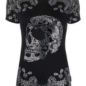 Philipp Plein  bandana rhinestone-embellished T-shirt