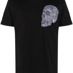 Philipp Plein skull-print cotton T-shirt
