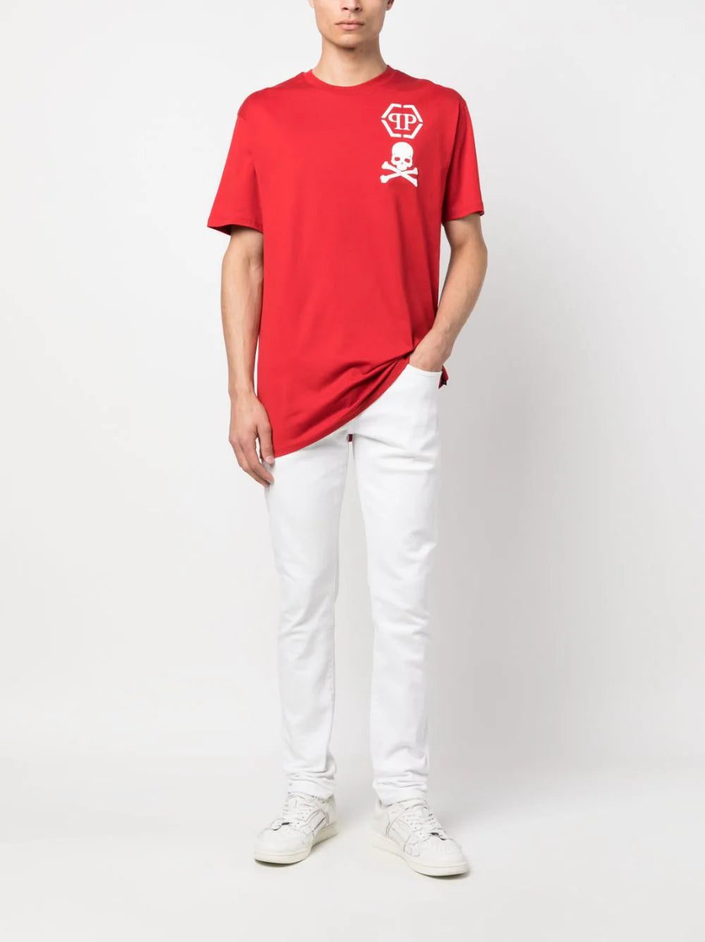 Philipp Plein logo-print short-sleeved T-shirt - Image 2