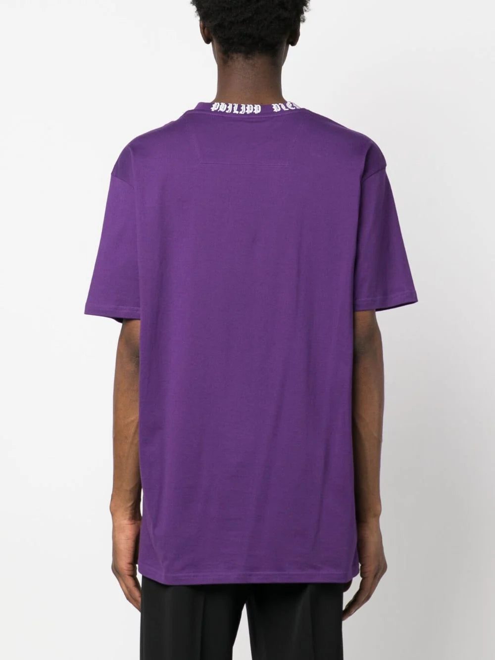 Philipp Plein logo-print crew-neck T-shirt - Image 4