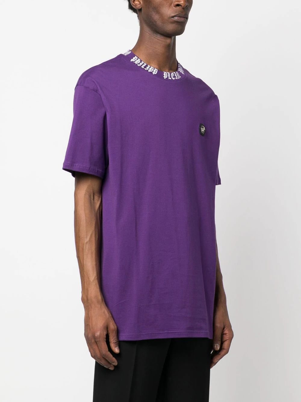 Philipp Plein logo-print crew-neck T-shirt - Image 3