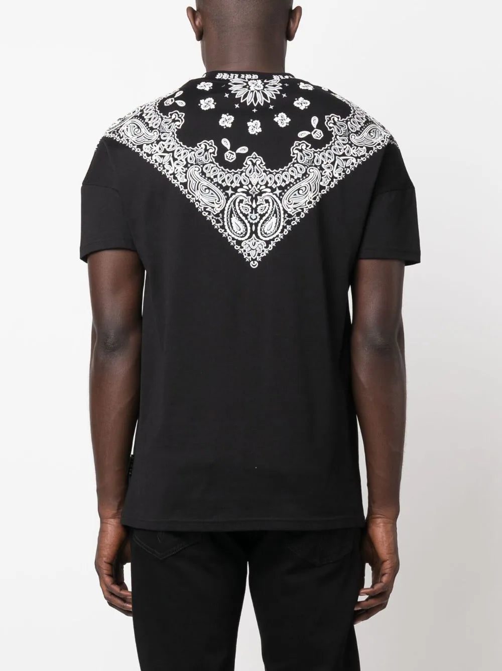 Philipp Plein SS paisley-print round-neck T-shirt - Image 4
