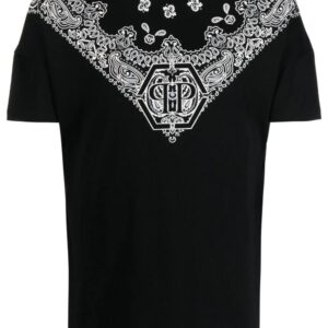 Philipp Plein SS paisley-print round-neck T-shirt