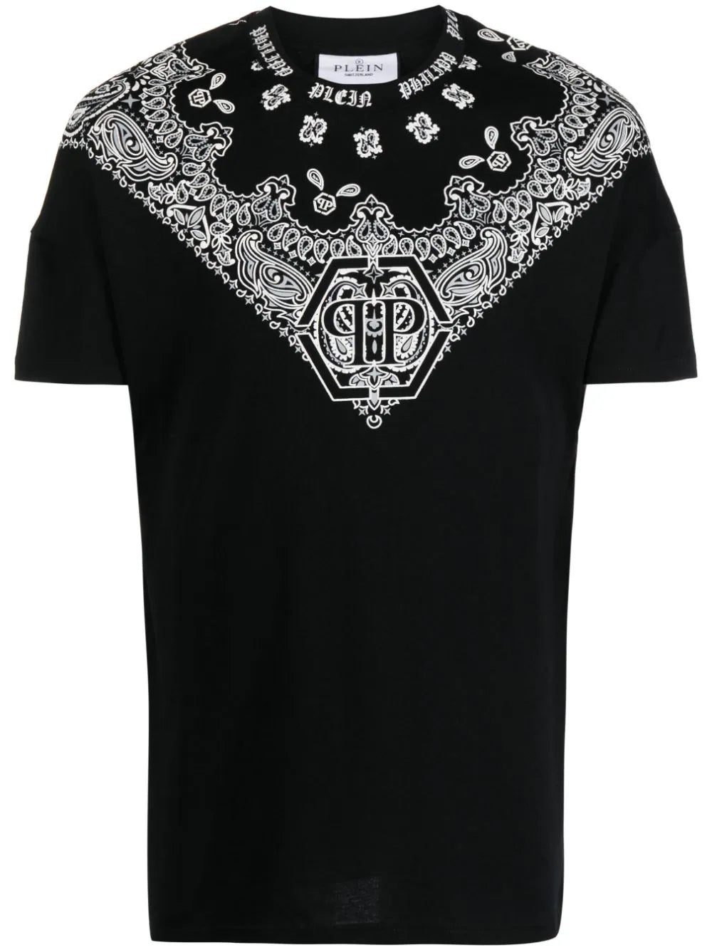 Philipp Plein SS paisley-print round-neck T-shirt