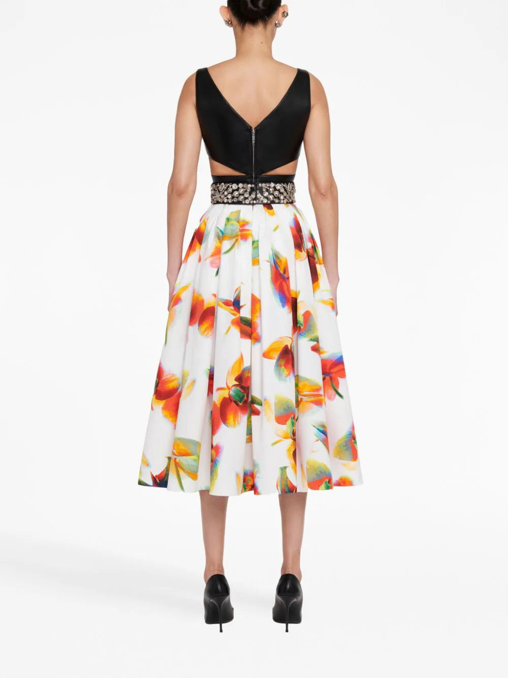 Alexander McQueen wrap-around leather bustier top - Image 4