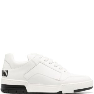 Moschino logo-embroidered low-top sneakers