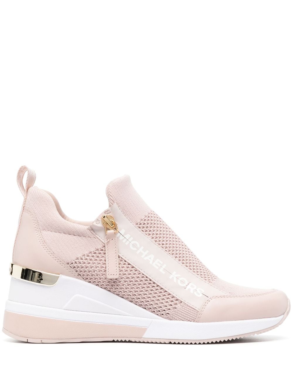 Michael Kors Willis knitted zip-up sneakers