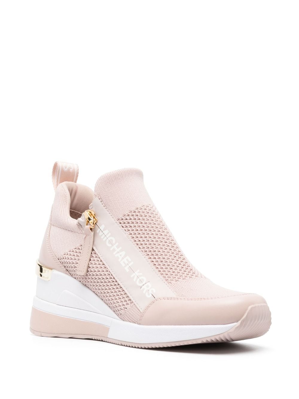 Michael Kors Willis knitted zip-up sneakers - Image 2
