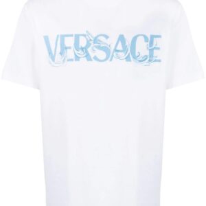 Versace Barocco Silhouette-print cotton T-shirt