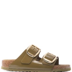 Birkenstock double-strap leather slides