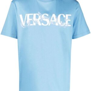 Versace Barocco Silhouette-print cotton T-shirt