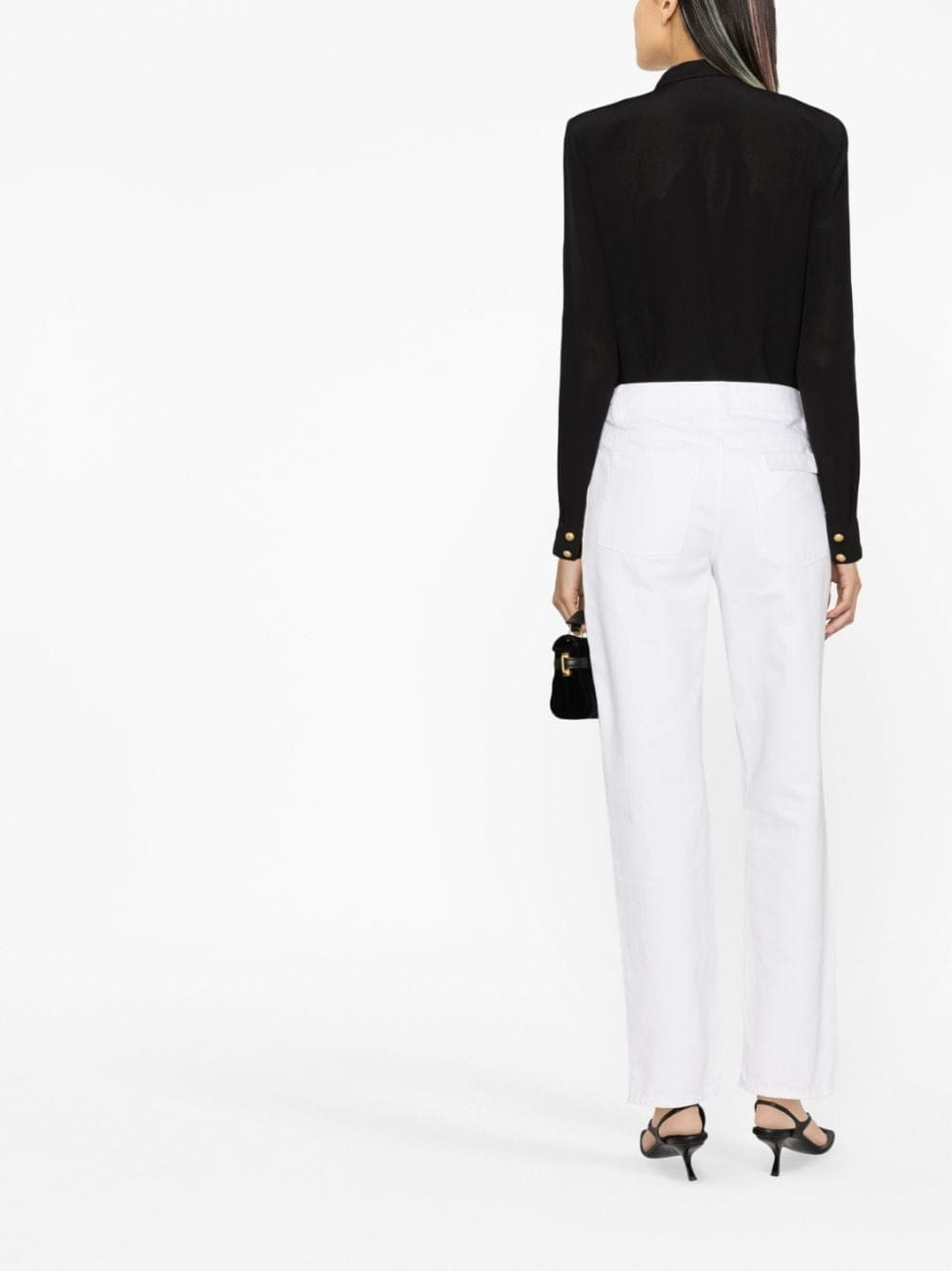 Balmain silk crepe de chine shirt - Image 3