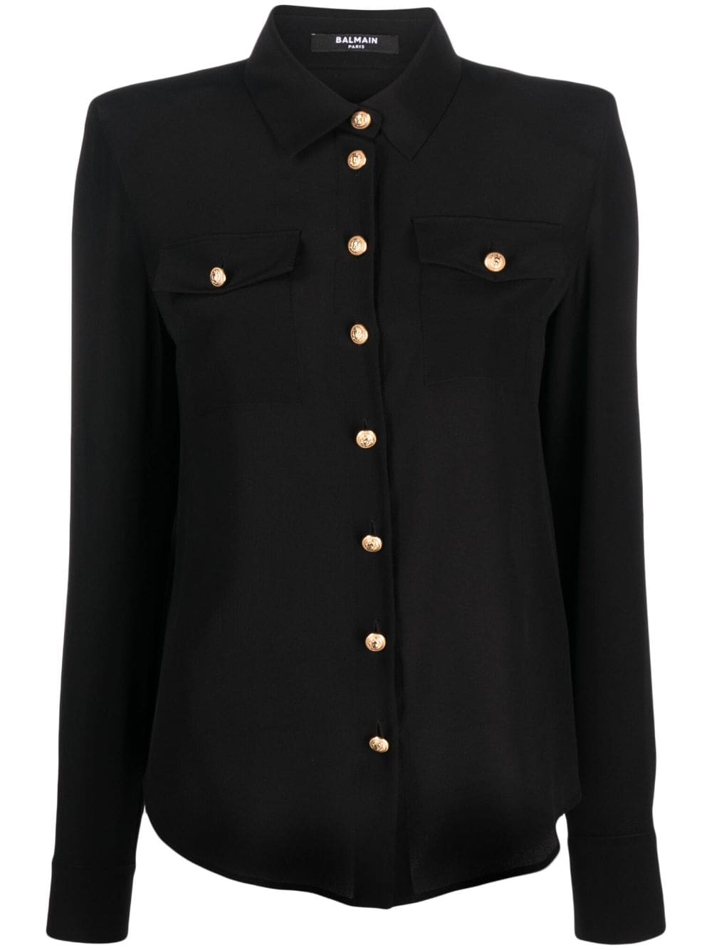 Balmain silk crepe de chine shirt