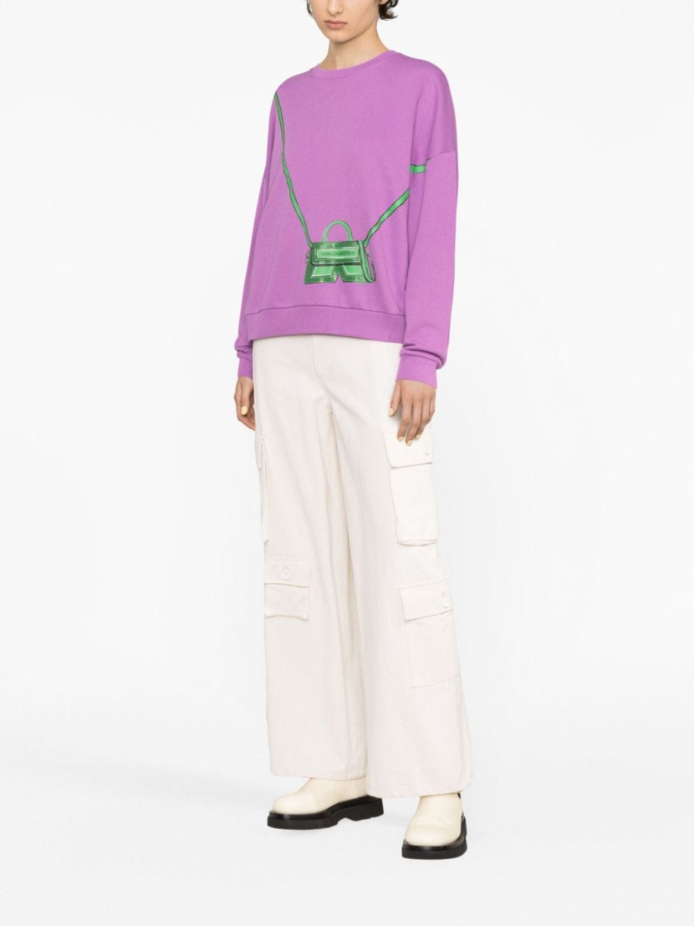 Karl Lagerfeld IKON/K Bag print sweatshirt - Image 2