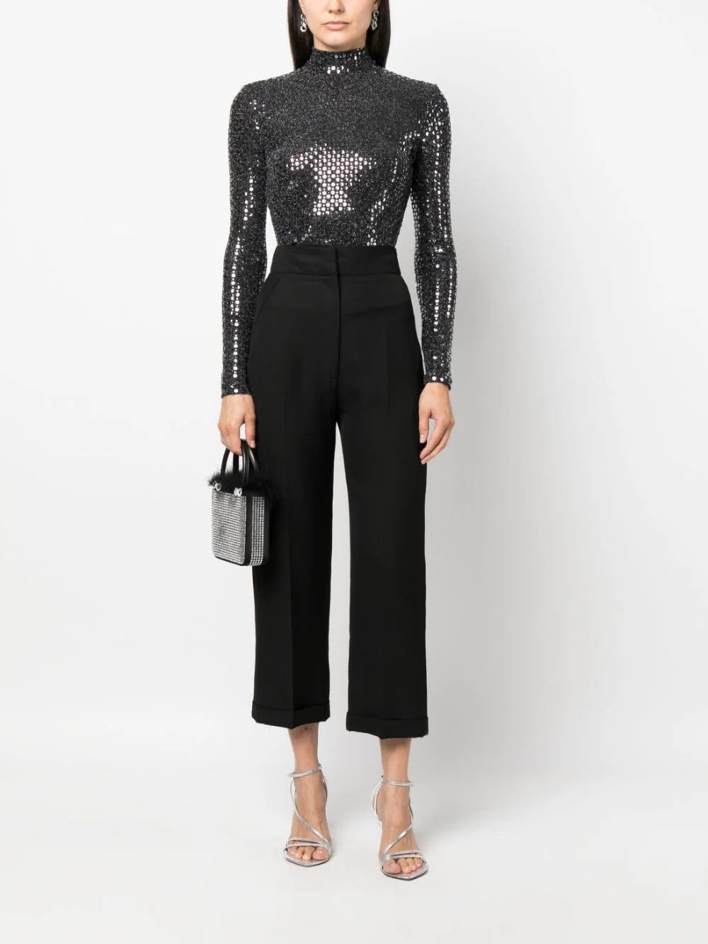 Karl Lagerfeld sequin-design long-sleeve top - Image 2