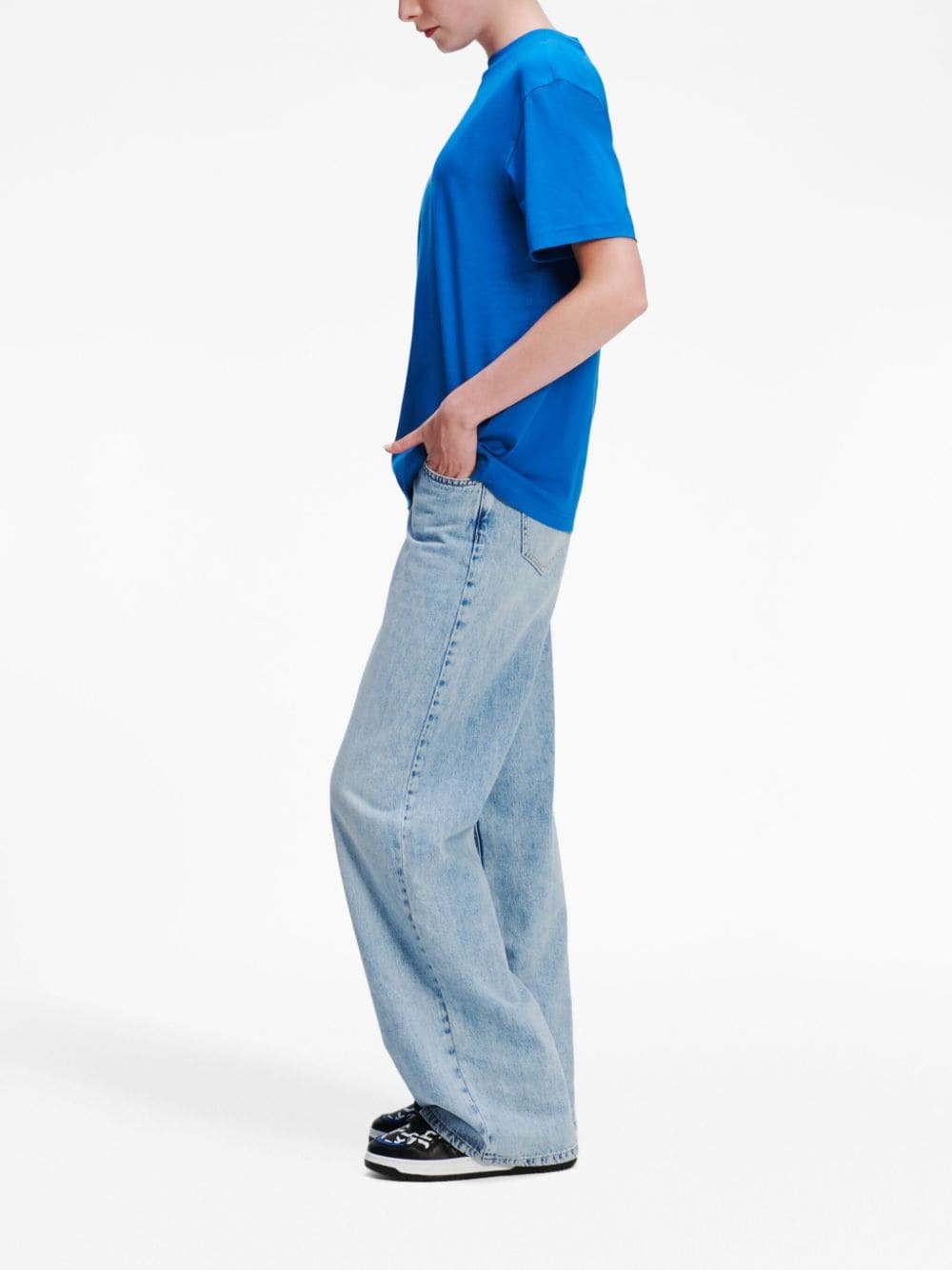 Karl Lagerfeld Jeans logo-print organic cotton T-shirt - Image 3